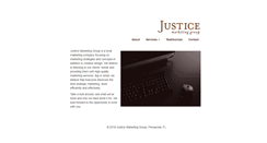 Desktop Screenshot of justicemarketinggroup.com