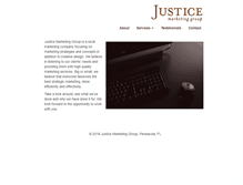 Tablet Screenshot of justicemarketinggroup.com